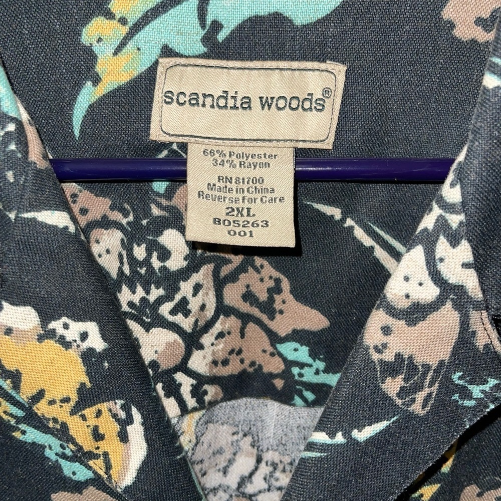 Scandia woods men shirt 2X - Picture 2 of 3